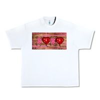 White Valentine's Day Xoxo Urban Heavy Tee - RanaPortraitStore