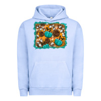 Pigment Grape Ice fall pumpkin distressed background Urban Hoodie - BundleAndBundleShop