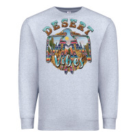 Heather Grey desert vibes thunderbird Premium Sweatshirt - BarkalooDesign