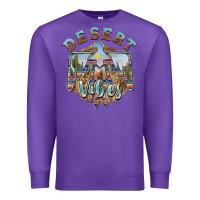 Purple desert vibes thunderbird Premium Sweatshirt - BarkalooDesign
