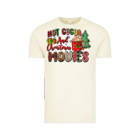 Hot Cocoa And Christmas Movies Vintage Tee | Teevron