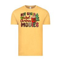 Vintage Mustard hot cocoa and christmas movies Vintage Tee - Zillion Design Studio