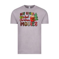 Vintage Zinc hot cocoa and christmas movies Vintage Tee - Zillion Design Studio