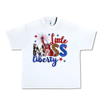 White little miss liberty billie wilder Urban Heavy Tee - texasbilliewilder