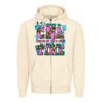 Sandshell i became a cna because your life is worth my time Zipper Hoodie - AdoDesignShop