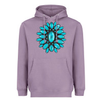 Lavender turqoise gemstone Heavyweight Hoodie - AdoDesignShop