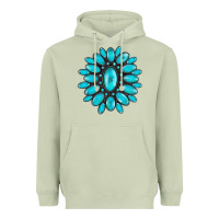 Matcha turqoise gemstone Heavyweight Hoodie - AdoDesignShop