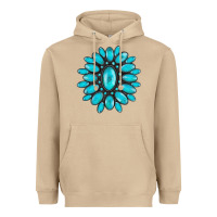 Mushroom turqoise gemstone Heavyweight Hoodie - AdoDesignShop