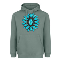 Sage turqoise gemstone Heavyweight Hoodie - AdoDesignShop