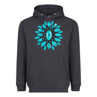 Smoke turqoise gemstone Heavyweight Hoodie - AdoDesignShop