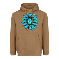 Toasted Coconut turqoise gemstone Heavyweight Hoodie - AdoDesignShop