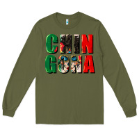 Army Green chingona Long Sleeve Tee - CTS Tumbler Store