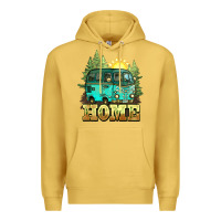 Antique Gold camping caravan home Premium Hoodie - NancyCooperArtShop