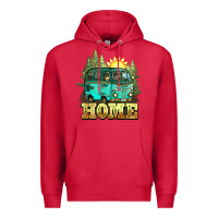 Cardinal camping caravan home Premium Hoodie - NancyCooperArtShop