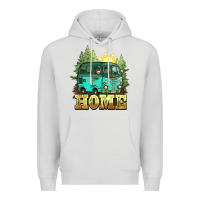 Dove Grey camping caravan home Premium Hoodie - NancyCooperArtShop