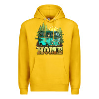 Lemon camping caravan home Premium Hoodie - NancyCooperArtShop