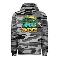 Slate Camo camping caravan home Premium Hoodie - NancyCooperArtShop