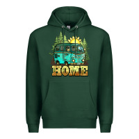 Sports Green camping caravan home Premium Hoodie - NancyCooperArtShop