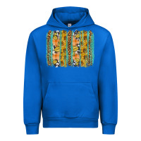 Cobalt fall sunflower brushstroke Urban Hoodie - BundleAndBundleShop