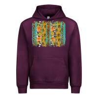 Mauve Wine fall sunflower brushstroke Urban Hoodie - BundleAndBundleShop
