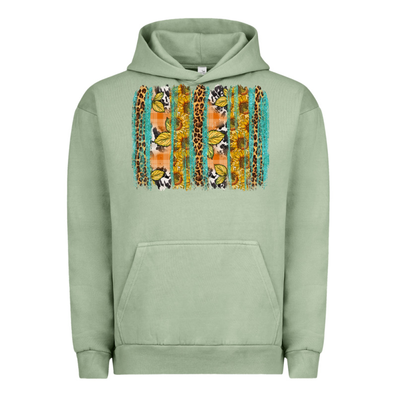 Fall Sunflower Brushstroke Urban Hoodie by BundleAndBundleShop | Teevron