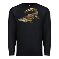 Black crocodile Premium Sweatshirt - LillyAllenDesigns