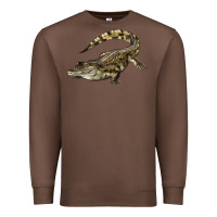Chestnut crocodile Premium Sweatshirt - LillyAllenDesigns