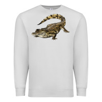 Dove Grey crocodile Premium Sweatshirt - LillyAllenDesigns