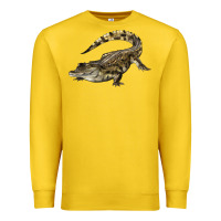 Lemon crocodile Premium Sweatshirt - LillyAllenDesigns