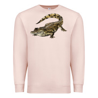 Pale Pink crocodile Premium Sweatshirt - LillyAllenDesigns