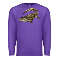 Purple crocodile Premium Sweatshirt - LillyAllenDesigns