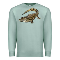 Seafoam crocodile Premium Sweatshirt - LillyAllenDesigns