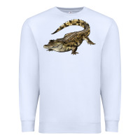 White crocodile Premium Sweatshirt - LillyAllenDesigns