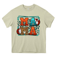 Mossy Bowling mama leopard frame Mother's Day Heavy Core Tee - LillyAllenDesigns