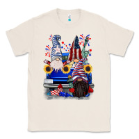 Natural 4th of July gnomes truck Classic Tee - CowGirlArtShop