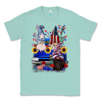 Seafoam 4th of July gnomes truck Classic Tee - CowGirlArtShop