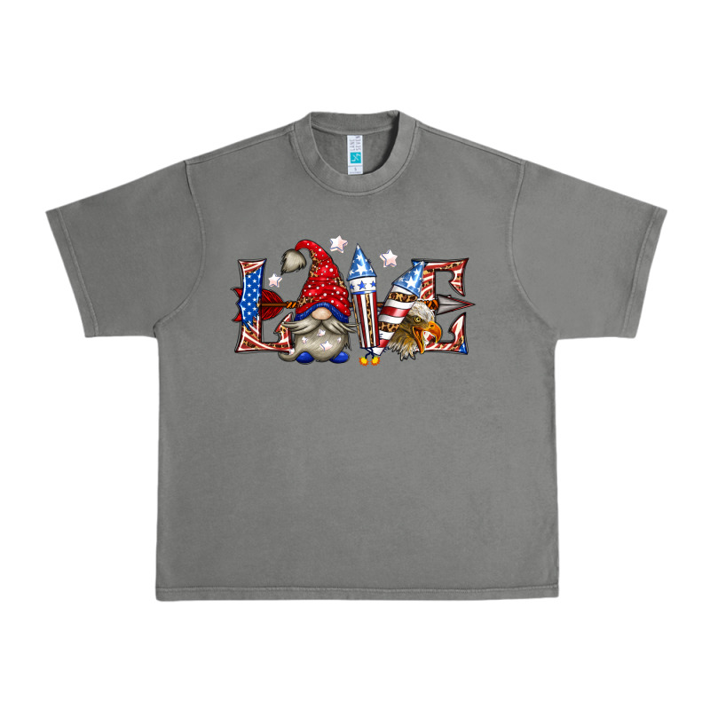 Love 4th July With Gnome Billie Wilder Urban Heavy Tee by texasbilliewilder | Teevron