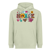 Western Nurse Life Heavyweight Hoodie | Teevron