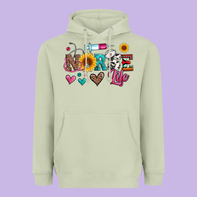 Western Nurse Life Heavyweight Hoodie Designed By Artiststas