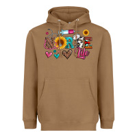 Toasted Coconut western nurse life Heavyweight Hoodie - Artiststas