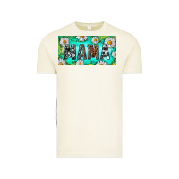 Vintage Arctic Turquoise and Daisy Mama Vintage Tee - RanaPortraitStore