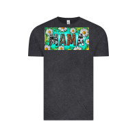 Vintage Black Turquoise and Daisy Mama Vintage Tee - RanaPortraitStore