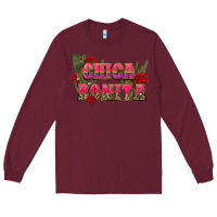 Burgundy chica bonita Long Sleeve Tee - CTS Tumbler Store