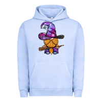 Pigment Grape Ice witch gnome with broom Urban Hoodie - BundleAndBundleShop