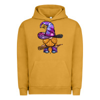 Pigment Peanut Butter witch gnome with broom Urban Hoodie - BundleAndBundleShop