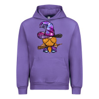 Tulip witch gnome with broom Urban Hoodie - BundleAndBundleShop