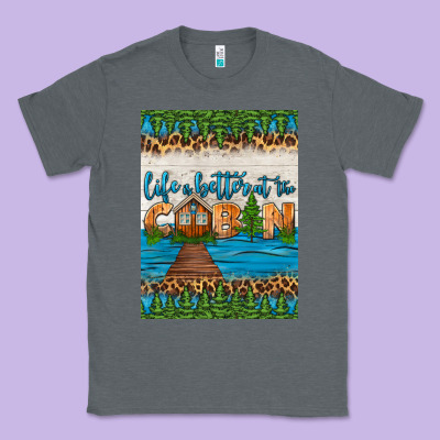 Life Is Better At The Cabin Air Freshener Classic Tee Designed By Hra Design Shop