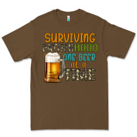 Surviving Fatherhood One Beer At A  Time Premium Tee | Teevron
