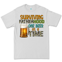 Dove Grey surviving fatherhood one beer at a  time Premium Tee - Artiststas