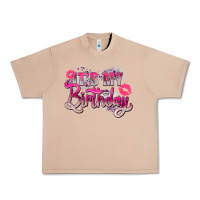 Burro pink its my birthday Urban Heavy Tee - Zillion Design Studio